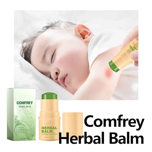 Organic-Comfrey-Herbal-Balm-Natural-Mosquit-o-R-epellent-Stick-Comfrey-Cream-Calming-Cooling-Soothing-Body-Balm-Comfrey-Herbal-Stick-for-Summer-Camping-Outdoors-Travel-Essentials-1pc