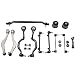 Control Arms Tie Rod Ball Joint Suspension Kit 16 PC for BMW E34 525 530 535 540 M5 5 Series