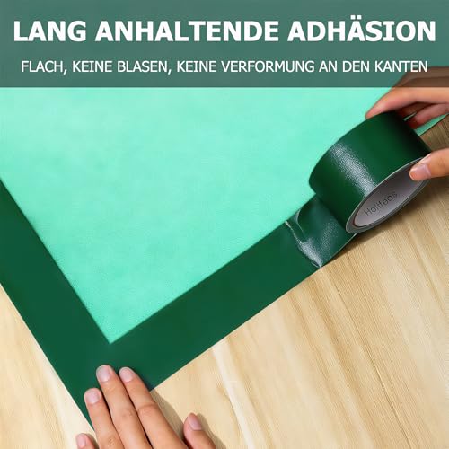 Kisizity 4 Rollen Panzertape Wasserfest 48mm x 20m Grün Gewebeband Gewebeklebeband Handreißbares Panzerband Extra Stark Duct Tape für Innen Außen Haushalt Gärten Baustellen