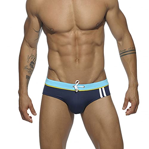 UXH New Men Swimwear Boxer Beach Shorts Suit Men's Boxer Surfing Swim Pants Stretch Swimming Trunks