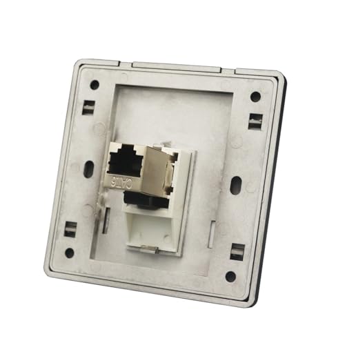 Panneau LAN RJ45 CAT6 blindé anti-interférences pour réseau Ethernet