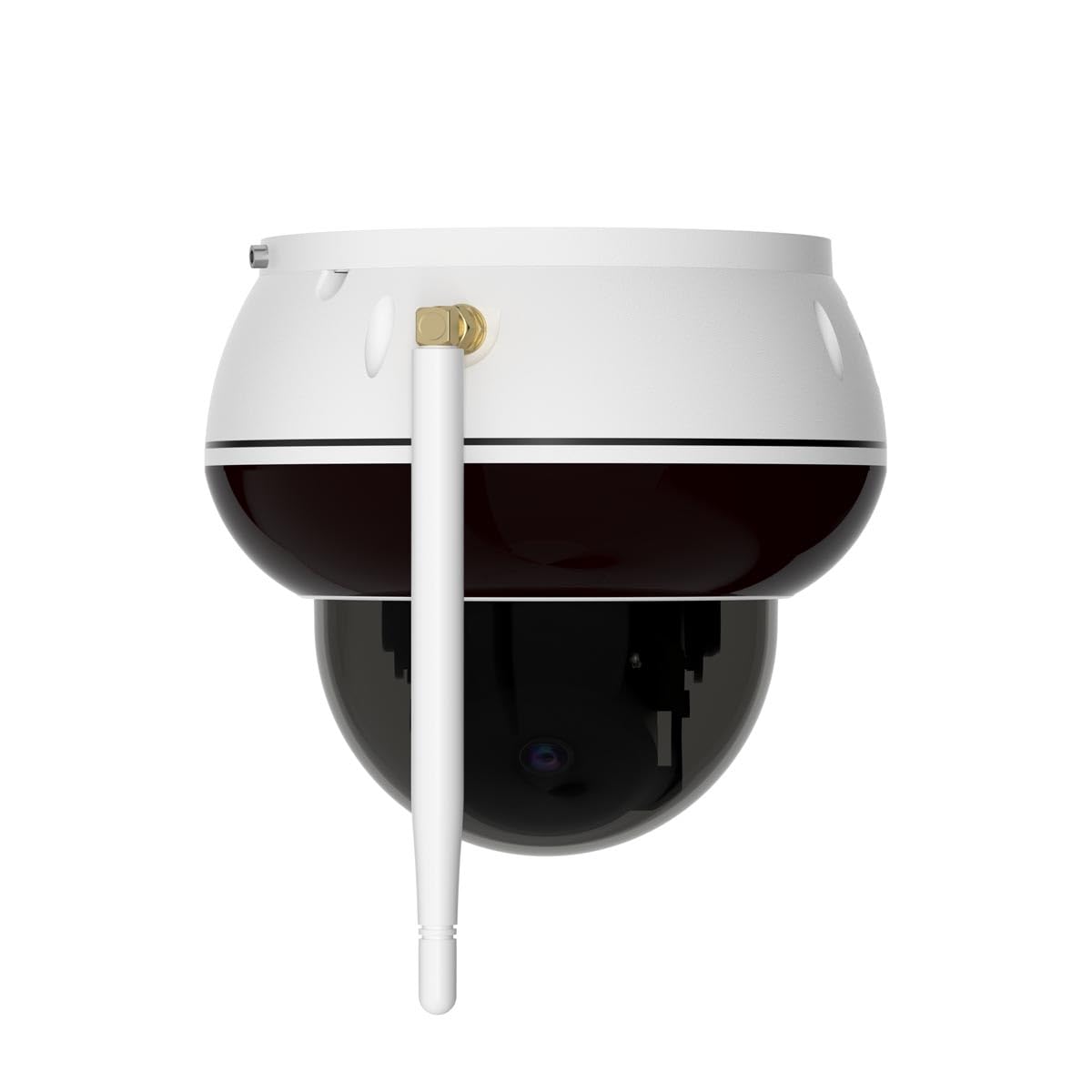 Foscam D8T kamera monitorująca 4K 8 MP WLAN Dome z funkcją PT, rozpoznawanie osób i pojazdów AI, IK10 ochrona przed wandalizmem, WiFi 6, (biała)