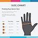 Bamllum 4 Pairs Rubber Kitchen Dishwashing Gloves - Reusable Household Cleaning Gloves for Washing Dishes and Cleaning Tasks, Flexible Long-lasting and Non-Slip (Medium, Black)