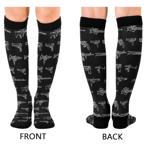 Image of Fisyme Socks for Women Men Warm Comfort Athletic Crew Running Hiking Cycling Compression Socks