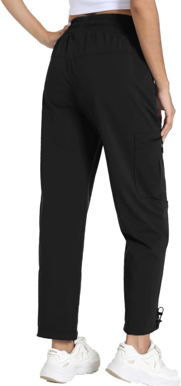 Quick Dry Women's Cargo Pants with Pockets Lightweight Hiking Joggers for Workout Athletic Casual Outdoor Camping - Image 4