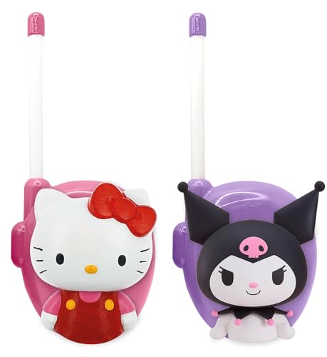 Walkie talkie Hello Kitty 3D para niñas, el juguete ideal para aventuras en el jardín