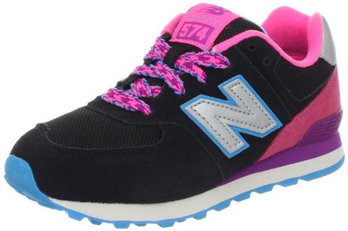 Image of New Balance Kids 574 New-b V2 Familiar Ground Hook and Loop Sneaker