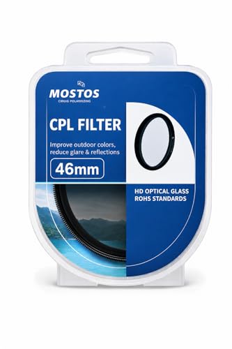 Image of MOSTOS - 46mm CPL Filter for NIKKOR Z DX 16-50mm f /3.5-6.3 VR (Make Sure Mark Φ46 is Written ON Your Lens)