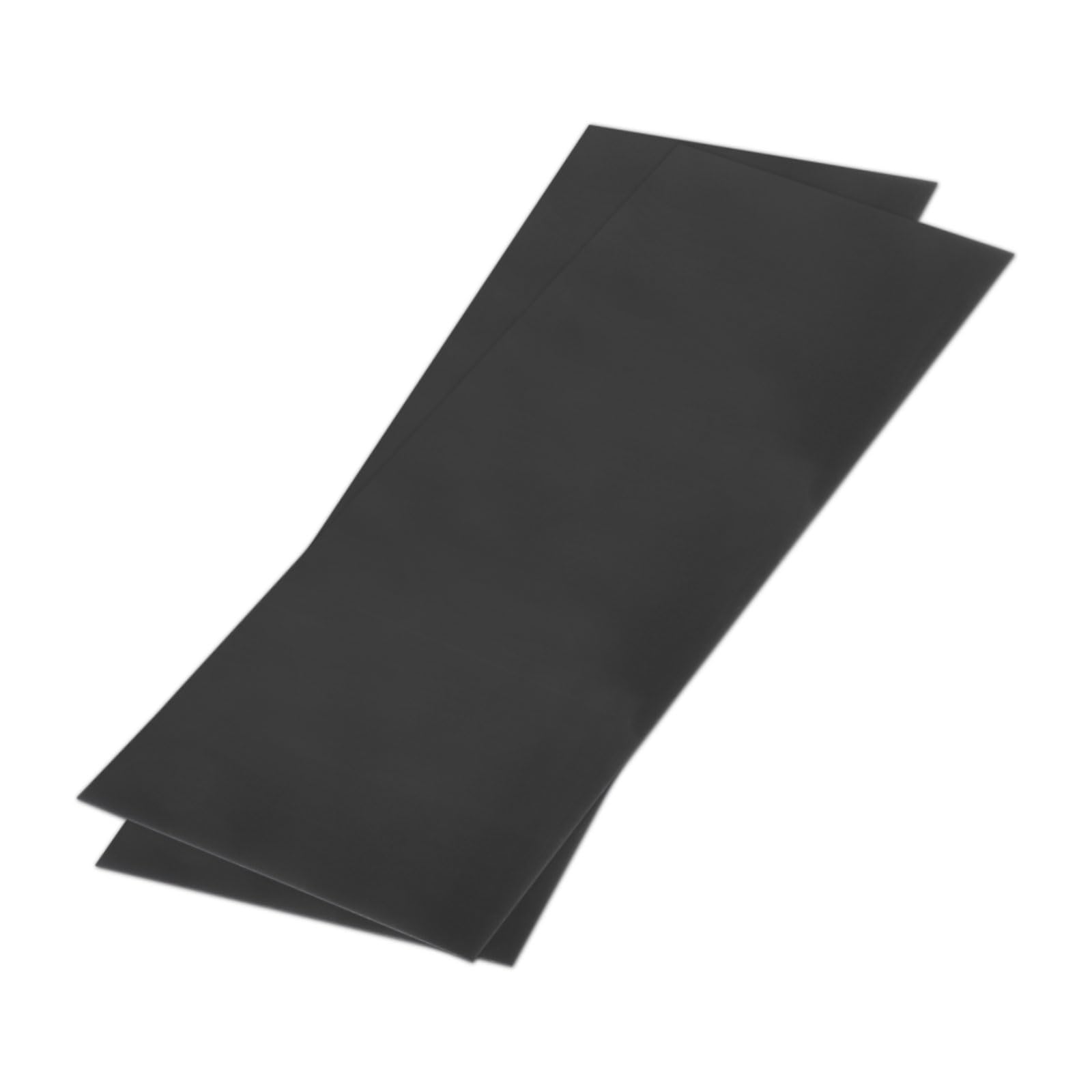 sourcing map Foglio di plastica ABS, 91,5 x 30,5 x 0,2 cm, fogli di stirene ABS, per modellismo edilizio fai da te, pannello nero, 2 pezzi