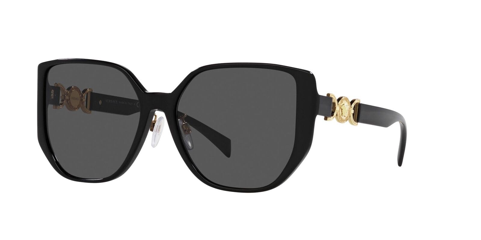 Versace Woman Sunglass VE4449D -  Frame color: Black, Lens color: Dark Grey
