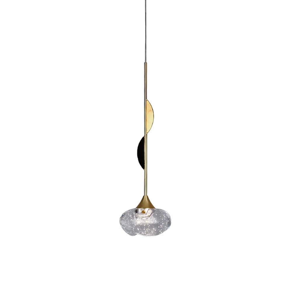 Mini lámpara colgante de cristal premium con tecnología LED integrada