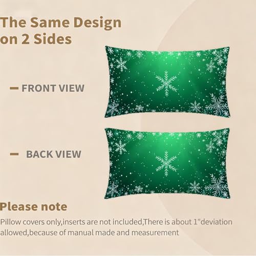 Housse coussin Noël 50x80 velours imperméable avec zip - 6