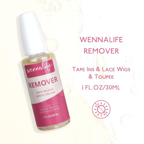 Image of WENNALIFE Tape in Hair Extension Remover, Citrus Scent, 30 mL