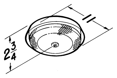 Image of Broan-NuTone 157 Low-Profile Fan-Forced Ceiling Heater, Enclosed Sheath Element for Bathroom, Kitchen, and Home, Standard, Satin Aluminum