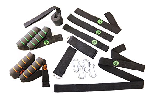 Resistance Bands 23 Piece Fitness Band Set 7 Snap Proof Stackable Workout Kit #TOP7