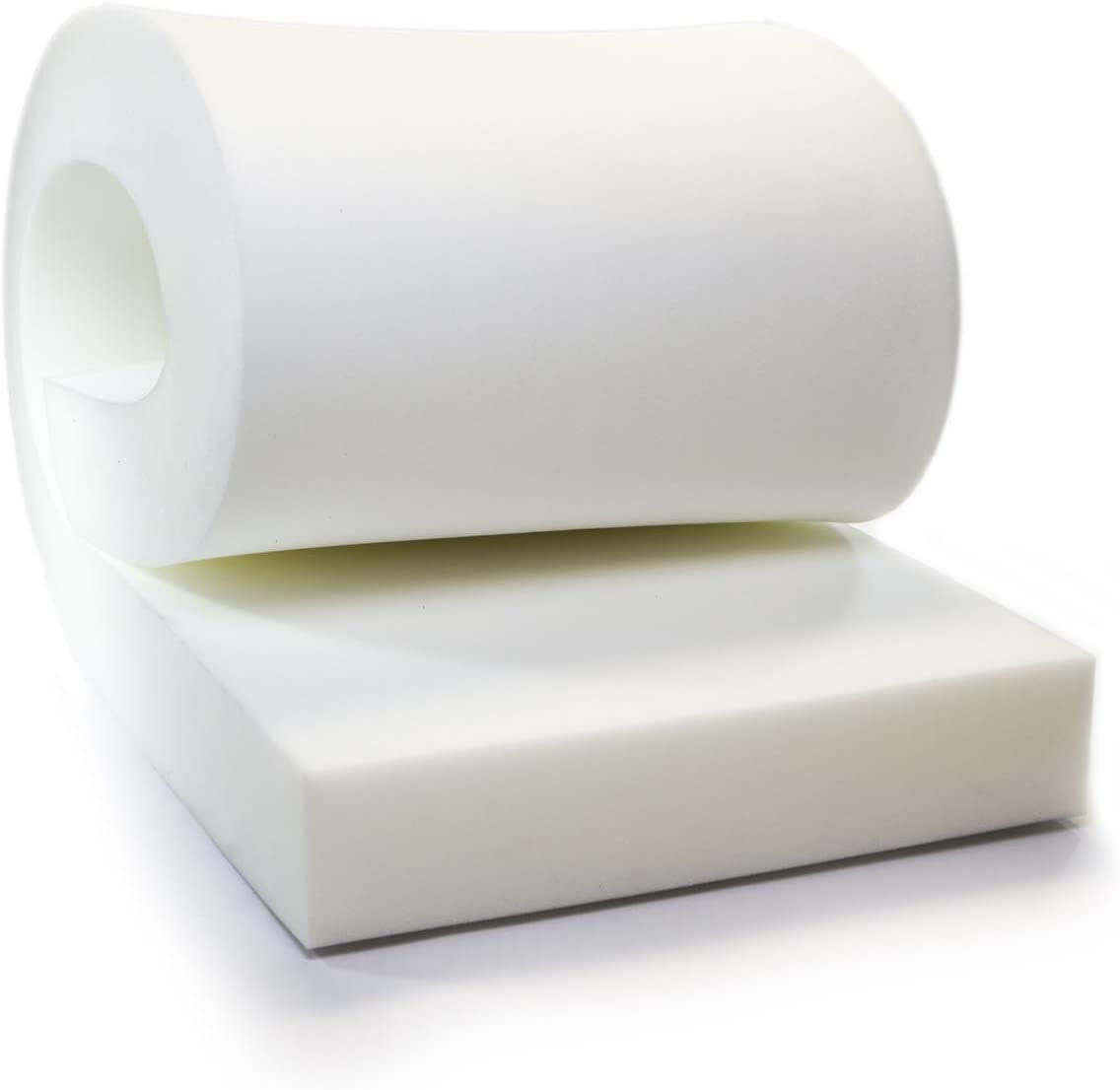 AK TRADING CO. Upholstery Foam Cushion, High Density Polyurethane Foam Sheet - Made in USA - 6" H x 24" W x 72" L โ image 1