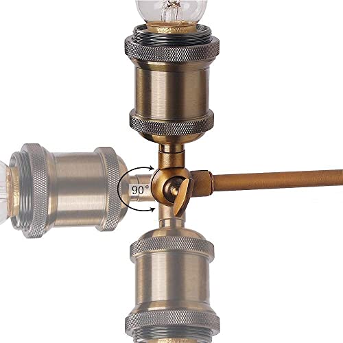 Aplique de latón elegante WQHPLMD con acabado Premium para interiores 5