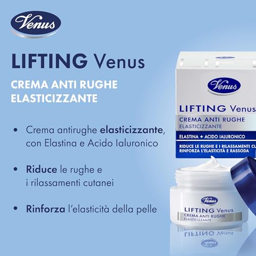 Venus - CREMA CONTRO LE RUGHE LIFTING VENUS ELASTINA + Crema viso 50 ml unisex - 2