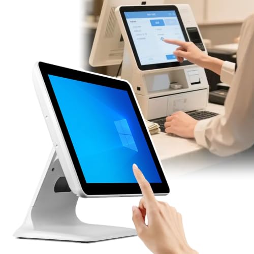 TPV táctil de 15 pulgadas con ángulo de 45° regulable y disco duro de 64 GB para comercios