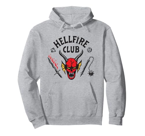 Stranger Things Hellfire Logo Sudadera con Capucha