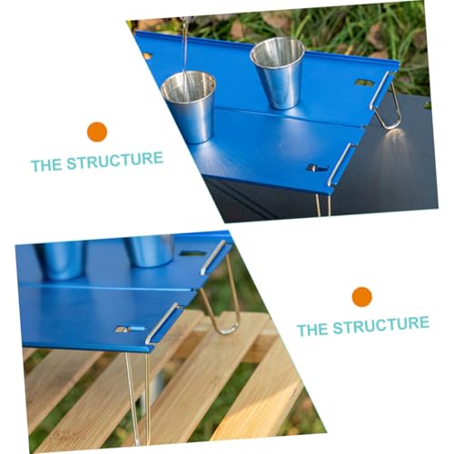 Table de camping pliante Healvian pour éviter de poser vos plats au sol - 8