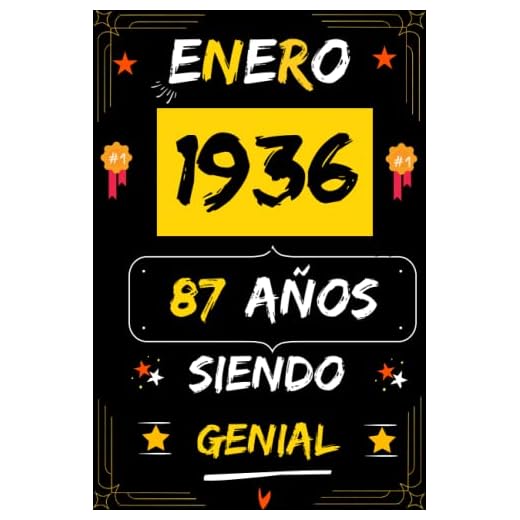 CUADERNO, ENERO 1936, 87 Años Siendo Genial: Regalo de 87 cumpleaños para mujeres y hombres, ideas de 87 cumpleaños... un cumpleaños... divertido, ... regalo de 87 cumpleaños para él/ella.