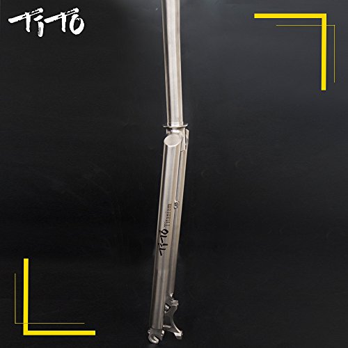 Tito Gr.9 Mtb Titanium Bike Front Fork Square Shoulder With 26" 27.5" 29" Wheels (26") #TOP4