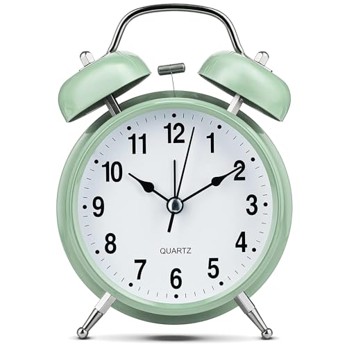 See full amazon price history chart for Vintage Twin Bell Table Alarm Clock with Night LED Light Heavy Slippers Extra Loud Alarm Clock Ideal for Student and Kids Bedroom Twin Bell Alarm Clock Table Top Alarm Clock with Night (Green) Vintage Twin Bell Table Alarm Clock with Night LED Light Heavy Slippers Extra Loud Alarm Clock Ideal for Student and Kids Bedroom Twin Bell Alarm Clock Table Top Alarm Clock with Night (Green) (B0D5BKJ79Z) Amazon Price History, Amazon Price Tracker