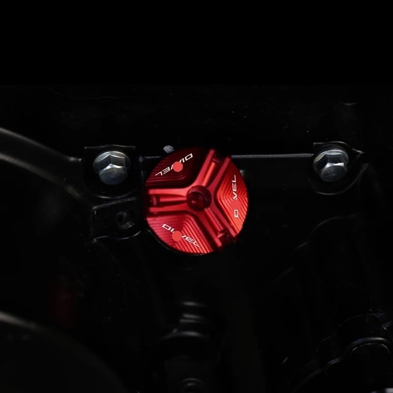 Guard Rear Brake Fluid Reservoir for Diavel 2011 2012 2014 CNC Rear Brake Fluid Reservoir Cover Cap & Oil Filler Cap Motorcycle Accessories