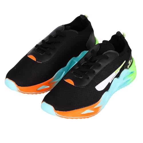 Image of Snatch Breathable Sports Shoes for Men | Lightweight PU Mesh Running & Walking Sneakers | Slip-Resistant Lace-Up Gym Shoes for Training, Gym Hair & Beard Trimmer Included