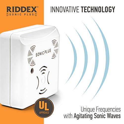 Riddex Sonic Plus Ultrasonic Pest Repeller, Plug In With Outlets For Indoor Use - Insect Repellent - Bug Repellents For Home Defense - Protect Against Rodents And Insects, Chemical Free (9 Pack White) #TOP4