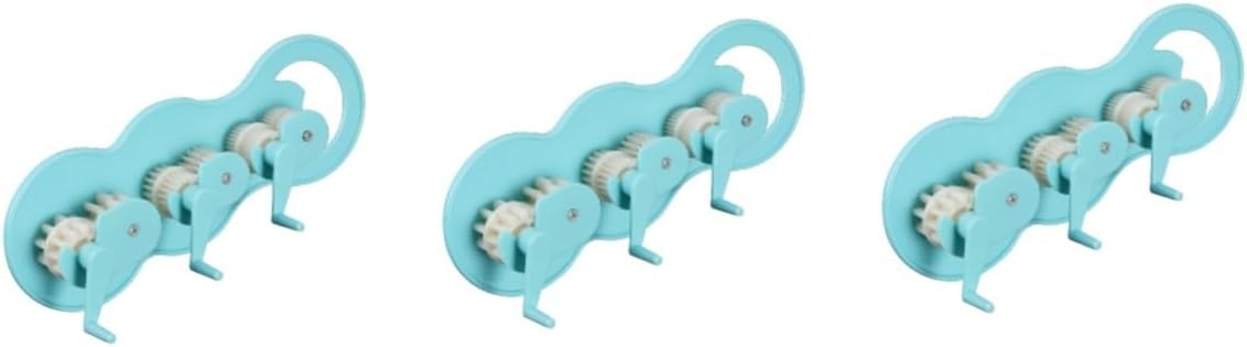 NUOBESTY 3pcs Hand-Operated Quilling Tool Sky Crimper for Paper Wave Shape Making Manual Craft Tool for Quilling Projects Options for Fold Wave Effects