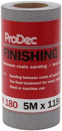 ProDec 5m Roll 180 Grit Medium Grade Finishing Paper