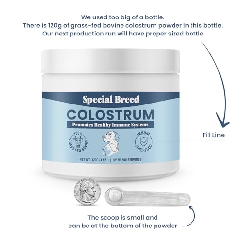 Bovine Colostrum for Dogs and Cats Immune Support Supplement for Allergy and Itch Relief Grass Fed Colostrum Powder 120 Grams  Cucciolini Doodles Bovine colostrum for dogs and cats immune support supplement for allergy and itch relief grass fed colostrum powder 120 grams   cucciolini doodles