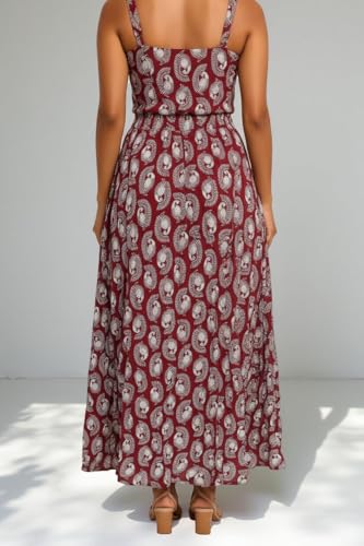 Image of Premium Long Skirt | Stylish Long Crushed Cotton & Unique Prints | Floor Length Skirt for Women | Elastic Waist Premium Maxi Skirt - Comfortable Casual Wear