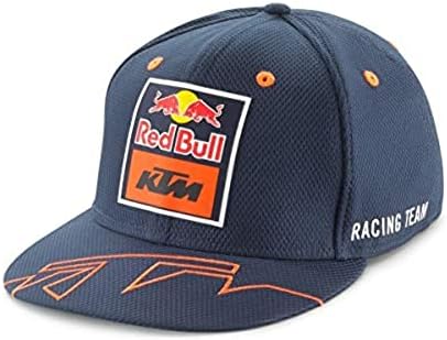 KTM Exclusive Red Bull Replica Team Flat Snapback Cap by New Era Dark Blue Orange