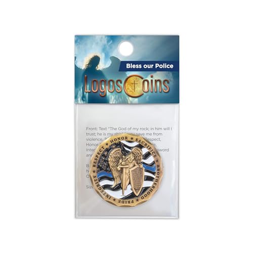 Monedas de Desafío Policía Pack de 10 Color Oro miniatura 7