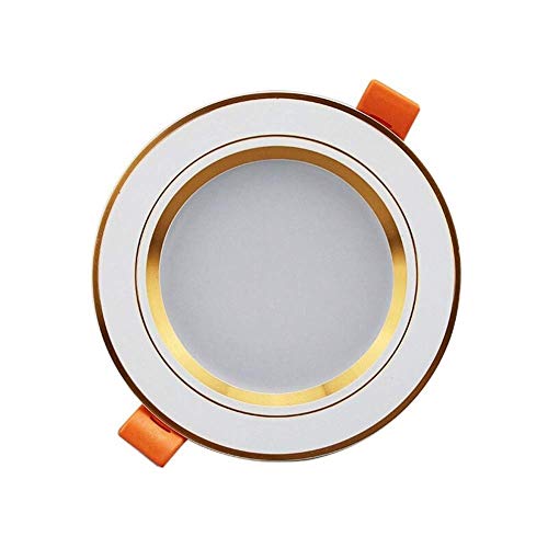 Lámpara de panel de luces empotradas LED de 12W con tres temperaturas de color para techos de cocina