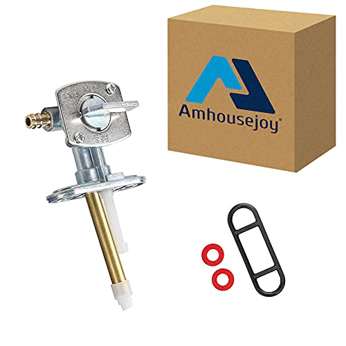 Amhousejoy Fuel Valve Petcock Shut Off Tank Switch Fit for Yamaha TTR 90 125 225 230 250 Bear Tracker 250 Big Bear 250 350 400 Warrior 350 Raptor 350 Grizzly 350 Timberwolf 250