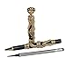 Lanxivi Jinhao Snake Roller Ball Pen Golden Black Cobra 3d Pattern Collection Pen