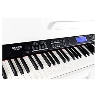 FunKey DP-88 II piano numérique blanc - Les Beatles, Paul McCartney, John Lennon, RIngo Starr, George Harrison FunKey DP-88 II piano numérique blanc – Image 5