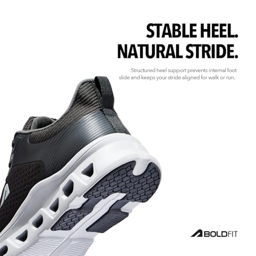 Image of BoldFit Running Shoes for Man Soft EVA Sole Sports Shoes for Men Running Light Weight Shoe for Men Sports Anti Slip Gym Shoe for Man, Airframe