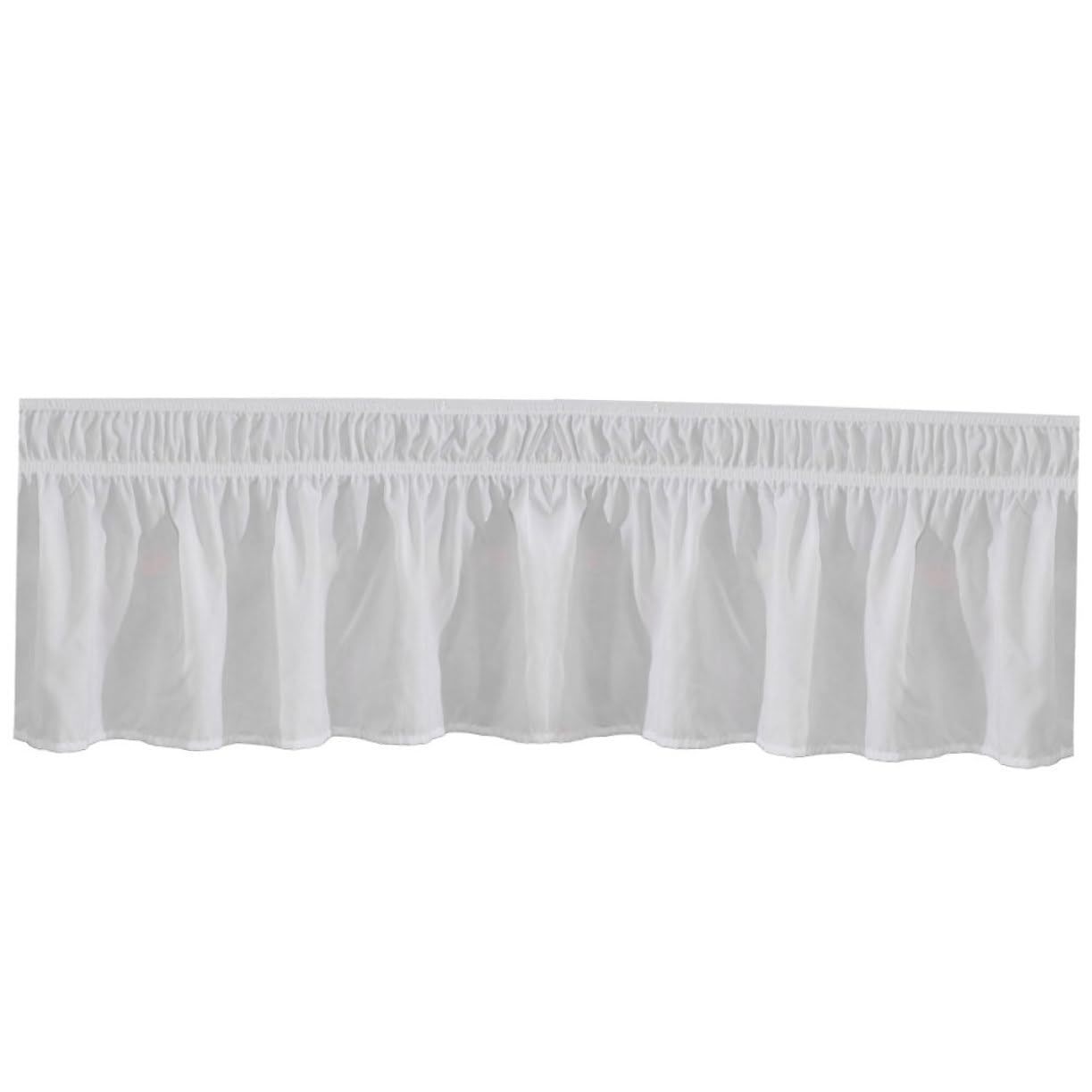 Colchas cenefa de cama Veemoon para decorar dormitorios con somier expuesto