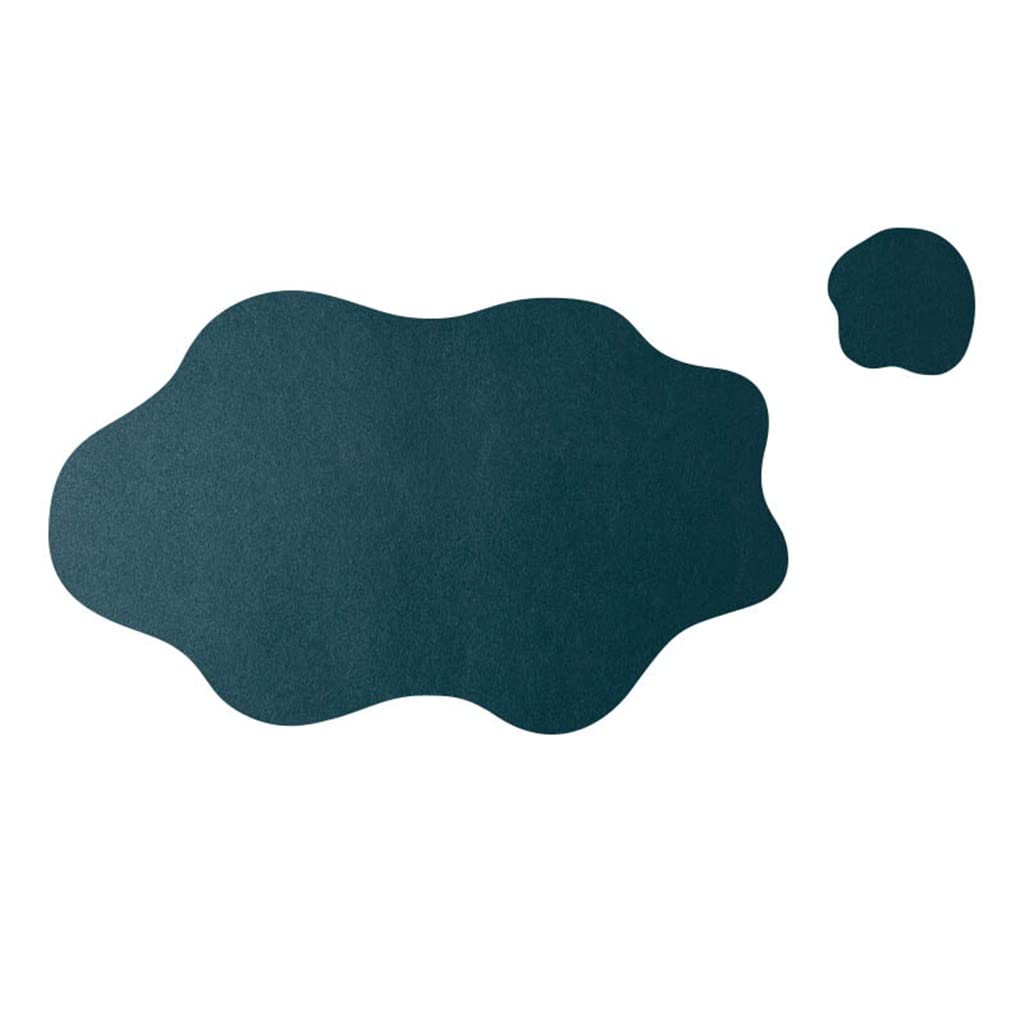 IANSHFKN 4 Pcs Tableware Pad Placemat Table Mat Heat Insulation Leather Bowl Coaster Kitchen