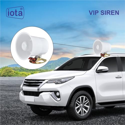 iota Electronic Siren VIP (Medium, 12V, 110dB, Black) - Image 8