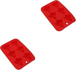 NOLITOY Sobremesa 2 Pçs 6 Moldes De Açúcar Doces Silicone Molde De Natal Moldes De Pasta De Goma Moldes De Ornamento De Silicone Moldes De Sabão Artesanal Moldes De Sabão De