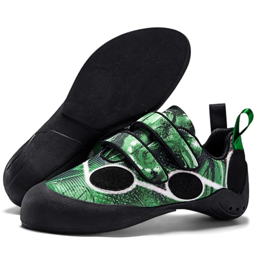 Zapatillas de escalada versátiles para iniciación y rocódromo en jóvenes y adultos