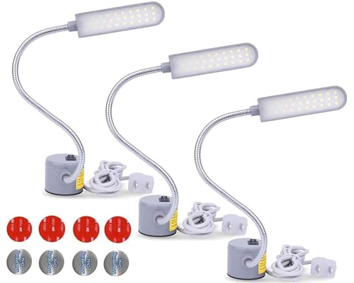 EVISWIY Sewing Machine Light LED Magnetic Work Light Lamp 30LED 6W...