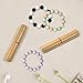 2 PCS Bamboo Knot Grippers Knot Grippers Tool for Silicone Beads Bead Knotting Kool (Bamboo)
