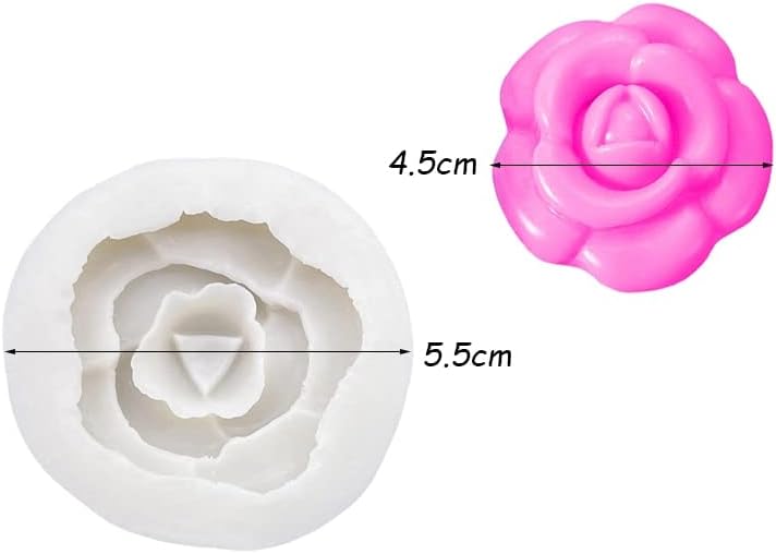 Miniatura 6 de Molde de silicona para manualidades de azúcar, herramientas de resina, molde para hornear cupcakes de chocolate, herramientas de decoración